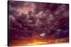 Sunset over Eastern, Washington State, Aerial View-Stuart Westmorland-Stretched Canvas