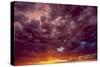 Sunset over Eastern, Washington State, Aerial View-Stuart Westmorland-Stretched Canvas