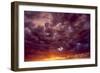 Sunset over Eastern, Washington State, Aerial View-Stuart Westmorland-Framed Photographic Print