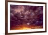 Sunset over Eastern, Washington State, Aerial View-Stuart Westmorland-Framed Photographic Print