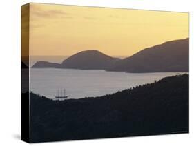Sunset Over English Harbour, Shirley Heights, Antigua-J P De Manne-Stretched Canvas