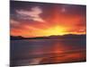 Sunset over Farmington Bay, Great Salt Lake, Utah, USA-Scott T^ Smith-Mounted Photographic Print