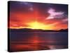 Sunset over Farmington Bay, Utah, USA-Scott T. Smith-Stretched Canvas