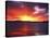 Sunset over Farmington Bay, Utah, USA-Scott T. Smith-Stretched Canvas