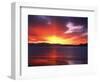 Sunset over Farmington Bay, Utah, USA-Scott T. Smith-Framed Photographic Print