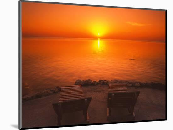 Sunset over Florida Bay-James Randklev-Mounted Photographic Print
