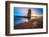 Sunset over Four Mile Beach Santa Cruz-Mike Wilson-Framed Photographic Print