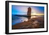 Sunset over Four Mile Beach Santa Cruz-Mike Wilson-Framed Photographic Print