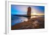 Sunset over Four Mile Beach Santa Cruz-Mike Wilson-Framed Photographic Print