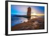 Sunset over Four Mile Beach Santa Cruz-Mike Wilson-Framed Photographic Print