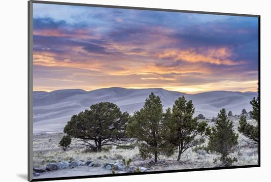 Sunset over Great Sand Dunes National Park-Howie Garber-Mounted Photographic Print