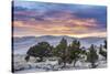 Sunset over Great Sand Dunes National Park-Howie Garber-Stretched Canvas