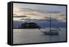 Sunset over Haulashore Island, Nelson, Nelson Region, South Island, New Zealand, Pacific-Stuart-Framed Stretched Canvas