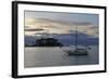 Sunset over Haulashore Island, Nelson, Nelson Region, South Island, New Zealand, Pacific-Stuart-Framed Photographic Print