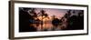 Sunset over Hotel Pool, Lombok, West Nusa Tenggara, Indonesia-null-Framed Photographic Print