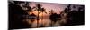 Sunset over Hotel Pool, Lombok, West Nusa Tenggara, Indonesia-null-Mounted Photographic Print