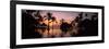 Sunset over Hotel Pool, Lombok, West Nusa Tenggara, Indonesia-null-Framed Photographic Print