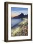 Sunset over Ipanema Beach and Dois Irmaos (Two Brothers) mountain, Rio de Janeiro, Brazil, South Am-Gavin Hellier-Framed Photographic Print