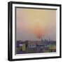 Sunset over Jama Masjid, Delhi II-Andrew Gifford-Framed Giclee Print