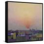 Sunset over Jama Masjid, Delhi II-Andrew Gifford-Framed Stretched Canvas