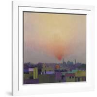 Sunset over Jama Masjid, Delhi II-Andrew Gifford-Framed Giclee Print