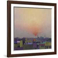 Sunset over Jama Masjid, Delhi II-Andrew Gifford-Framed Giclee Print