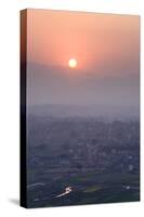 Sunset over Kathmandu, Nepal, Asia-Ben Pipe-Stretched Canvas