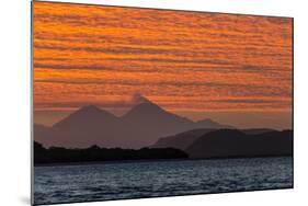 Sunset over Komodo National Park, Rinca Island, Flores Sea, Indonesia, Southeast Asia, Asia-Michael Nolan-Mounted Photographic Print