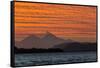 Sunset over Komodo National Park, Rinca Island, Flores Sea, Indonesia, Southeast Asia, Asia-Michael Nolan-Framed Stretched Canvas