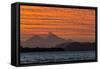 Sunset over Komodo National Park, Rinca Island, Flores Sea, Indonesia, Southeast Asia, Asia-Michael Nolan-Framed Stretched Canvas