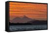 Sunset over Komodo National Park, Rinca Island, Flores Sea, Indonesia, Southeast Asia, Asia-Michael Nolan-Framed Stretched Canvas