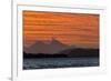 Sunset over Komodo National Park, Rinca Island, Flores Sea, Indonesia, Southeast Asia, Asia-Michael Nolan-Framed Photographic Print