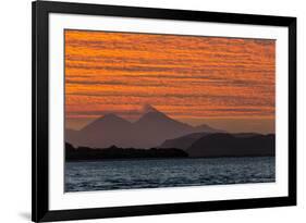 Sunset over Komodo National Park, Rinca Island, Flores Sea, Indonesia, Southeast Asia, Asia-Michael Nolan-Framed Photographic Print