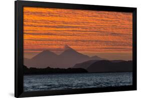 Sunset over Komodo National Park, Rinca Island, Flores Sea, Indonesia, Southeast Asia, Asia-Michael Nolan-Framed Photographic Print