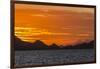 Sunset over Komodo National Park, Rinca Island, Flores Sea, Indonesia, Southeast Asia, Asia-Michael Nolan-Framed Photographic Print