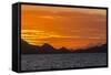 Sunset over Komodo National Park, Rinca Island, Flores Sea, Indonesia, Southeast Asia, Asia-Michael Nolan-Framed Stretched Canvas