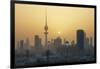 Sunset over Kuwait City-Jon Hicks-Framed Photographic Print