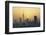 Sunset over Kuwait City-Jon Hicks-Framed Photographic Print