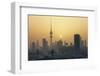 Sunset over Kuwait City-Jon Hicks-Framed Photographic Print