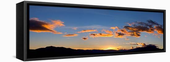 Sunset over Lago del San Pablo, Imbabura Province, Ecuador-null-Framed Stretched Canvas