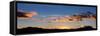 Sunset over Lago del San Pablo, Imbabura Province, Ecuador-null-Framed Stretched Canvas