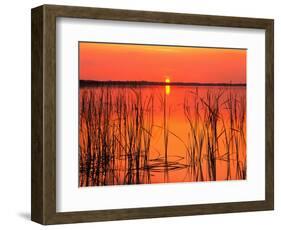 Sunset over Lake Hamilton-James Randklev-Framed Photographic Print