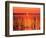 Sunset over Lake Hamilton-James Randklev-Framed Photographic Print