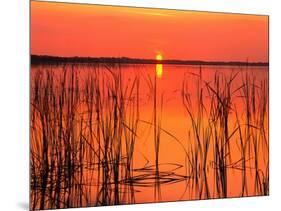 Sunset over Lake Hamilton-James Randklev-Mounted Photographic Print