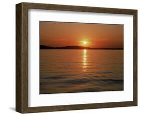 Sunset Over Lake Lanier, GA-Mark Gibson-Framed Photographic Print