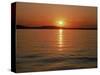 Sunset Over Lake Lanier, GA-Mark Gibson-Stretched Canvas