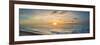 Sunset over Lake Michigan, Benzie County, Frankfort, Michigan, USA-null-Framed Photographic Print