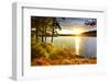 Sunset over Lake of Two Rivers in Algonquin Park, Ontario, Canada-elenathewise-Framed Photographic Print