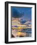 Sunset over Lake Superior, Keweenaw Peninsula, Upper Peninsula, Alger County, Michigan, USA-null-Framed Photographic Print