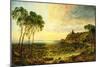 Sunset over Lake Thrasemine-Jasper Francis Cropsey-Mounted Giclee Print